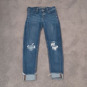 American Eagle Womens ripped Jeans